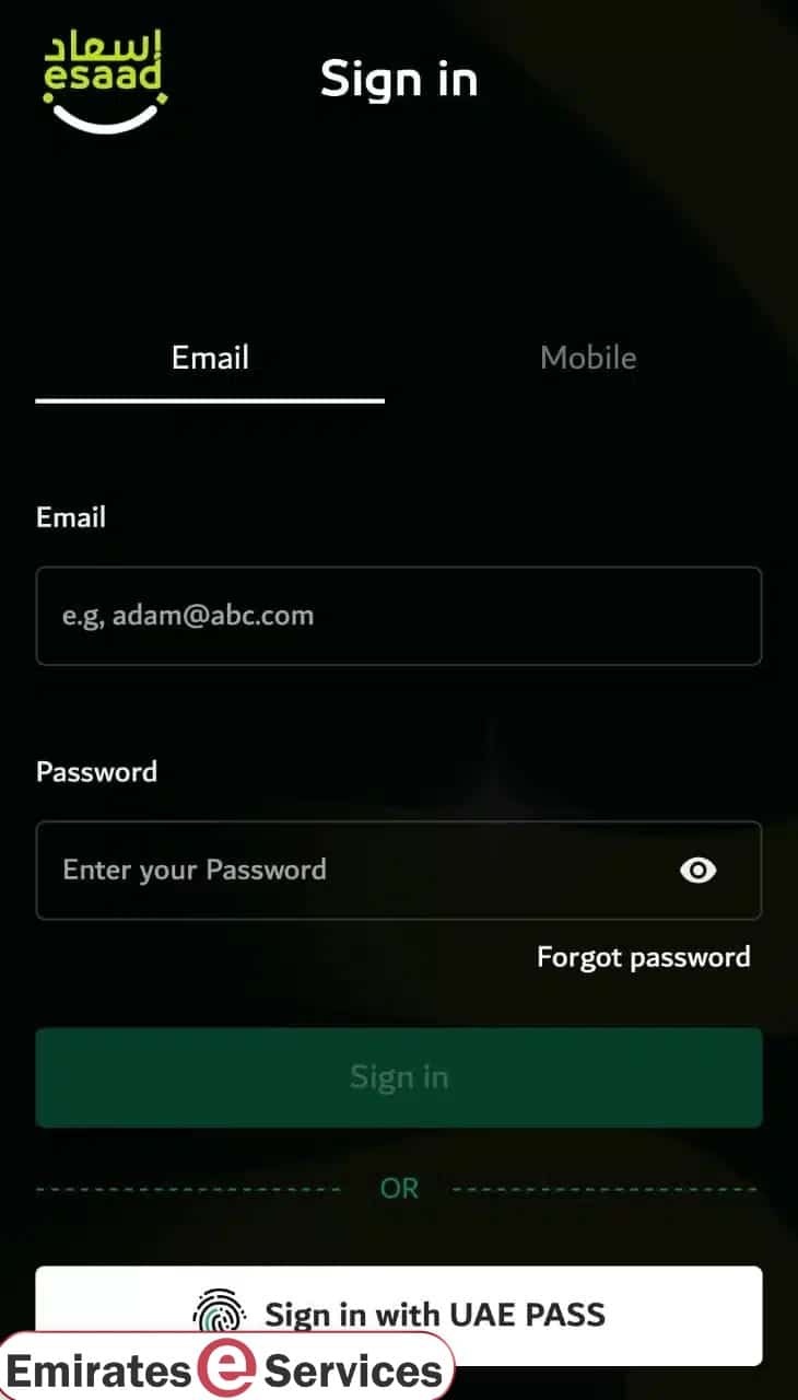 Esaad Card for Golden Visa Holders