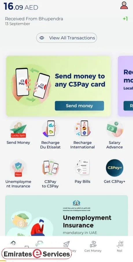 How to Transfer Money from C3 Card to UAE Bank Account